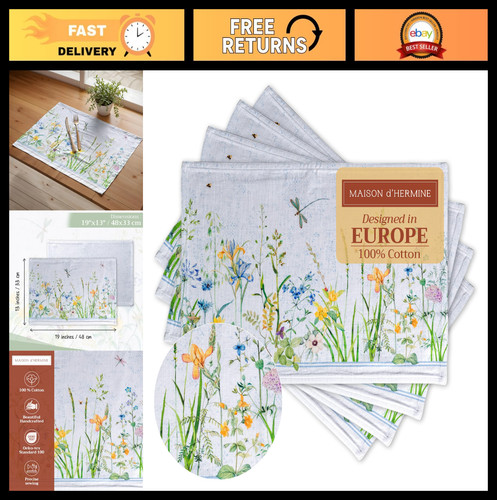 Set cotton placemats - 4,