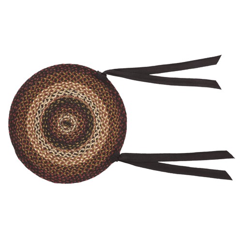 Rustic chair pad red - 15,