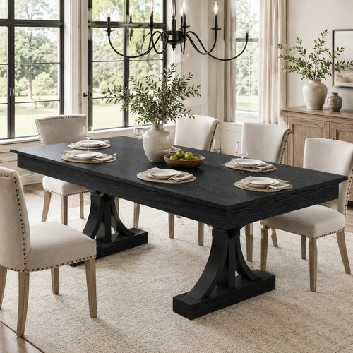 Inch black dining - black, table