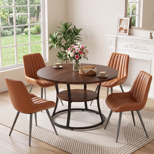 Round dining table set - round,